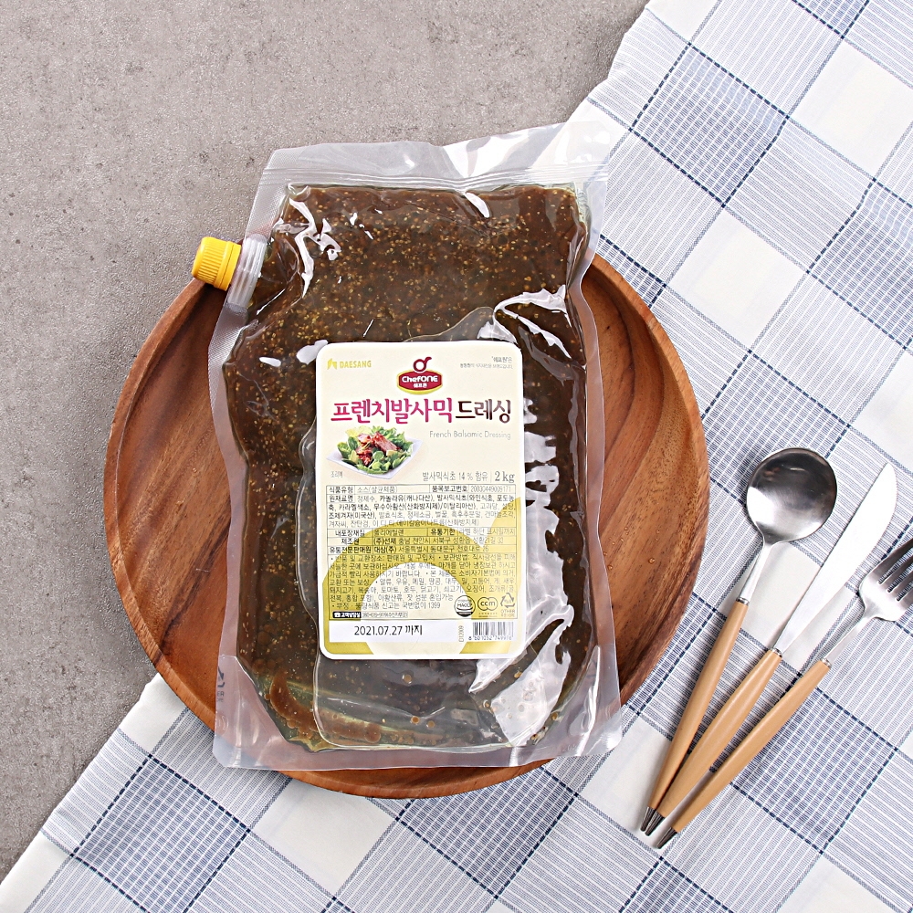 쉐프원 프렌치발사믹드레싱 2kg