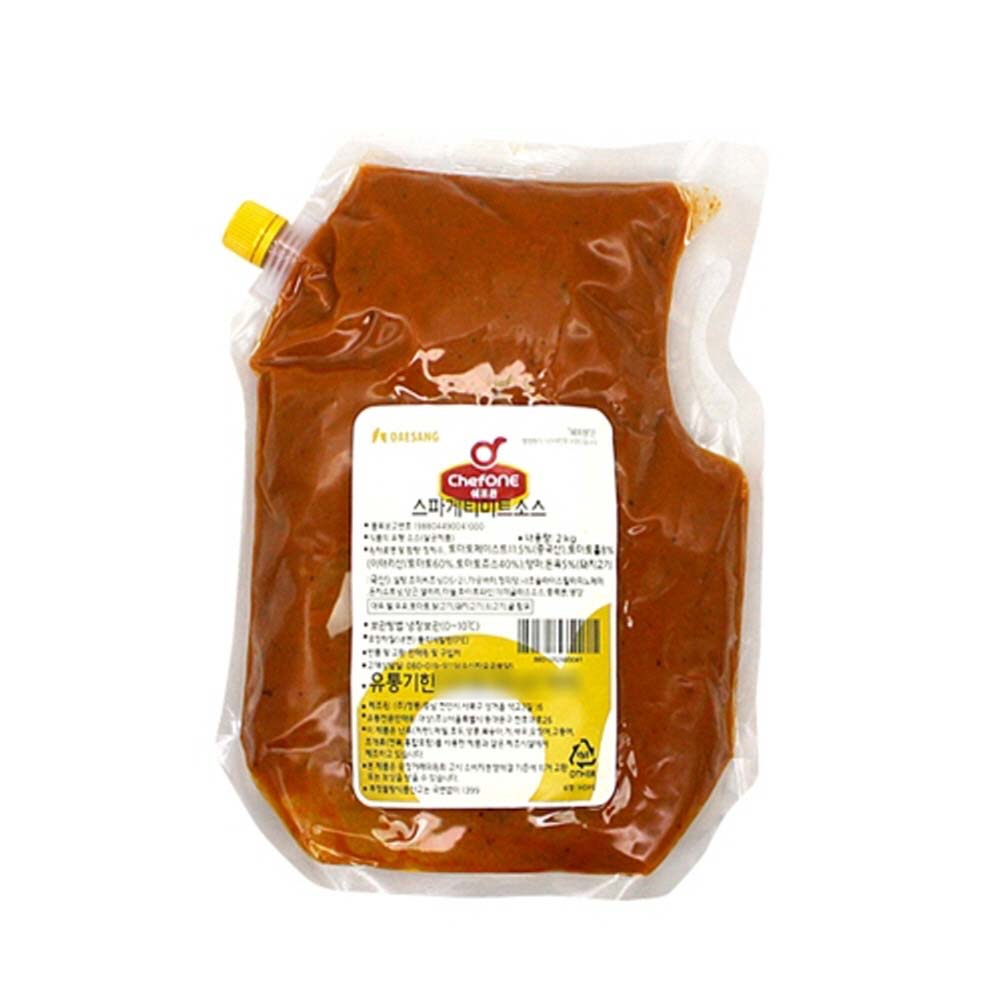 정풍 쉐프원 스파게티미트소스 2kg 냉장