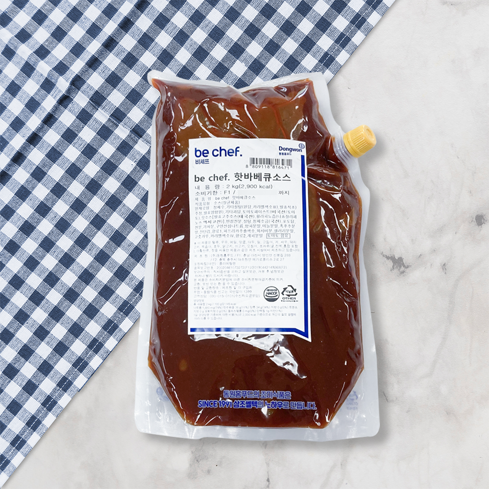 비셰프 핫바베큐소스 매운맛 2kg
