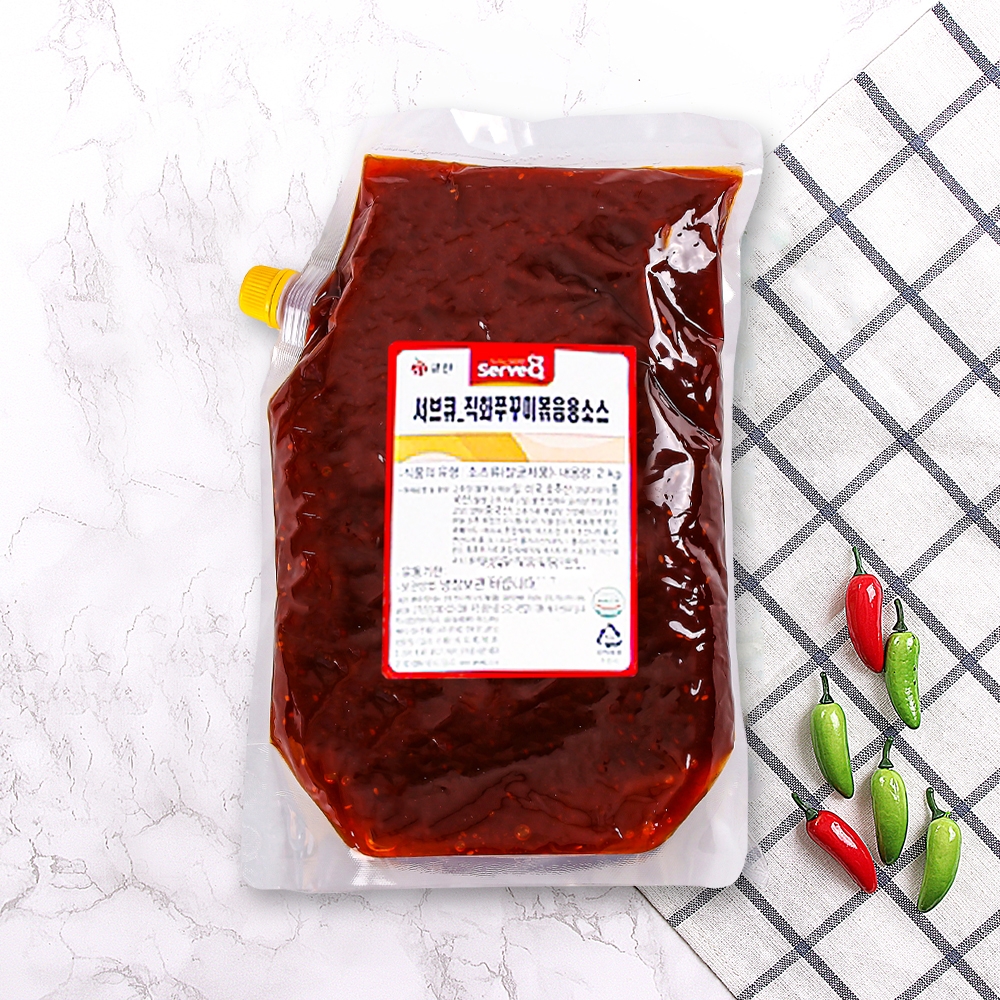 서브큐 직화쭈꾸미 볶음용 소스(냉장) 2kg*5개 [당일출고 불가 상품입니다.]