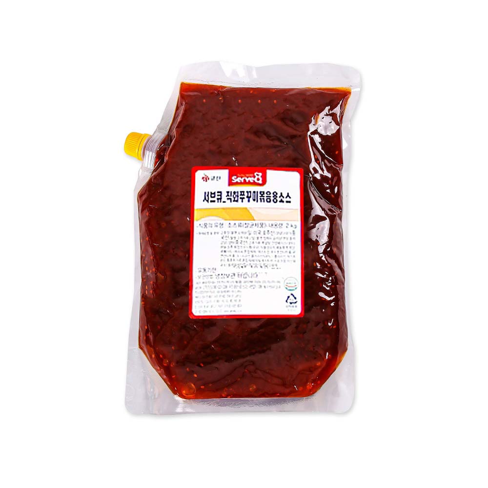 서브큐 직화쭈꾸미 볶음용 소스(냉장) 2kg*5개 [당일출고 불가 상품입니다.]