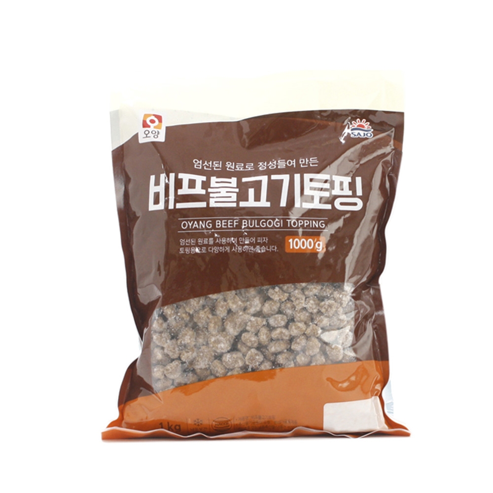 사조남부 비프 불고기토핑 1kg 냉동