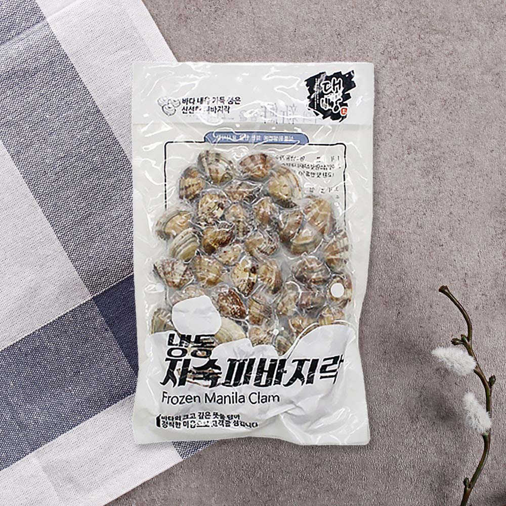 냉동 자숙 피바지락 500g 냉동