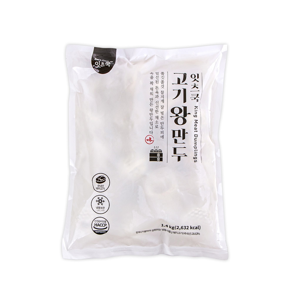 잇츠쿡 고기왕만두 1.4kg 냉동