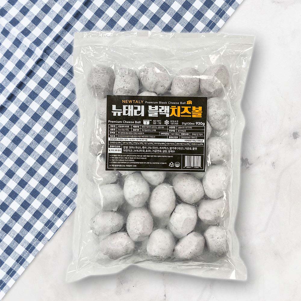 뉴태리 블랙치즈볼 30개입 930g