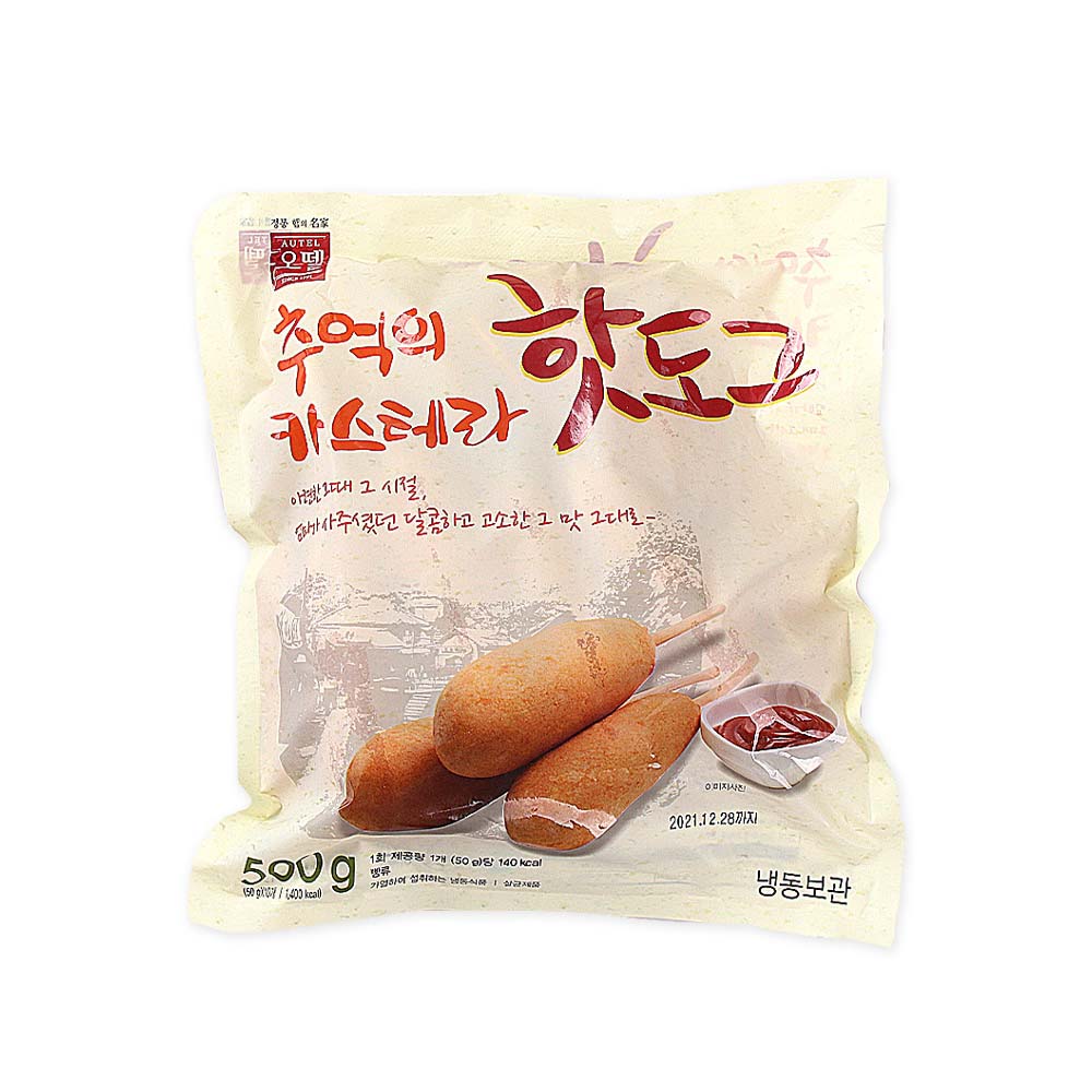 추억의카스테라핫도그 500g 냉동
