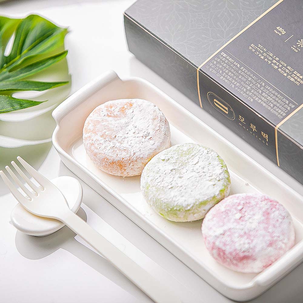 모루떡 과일 찹쌀떡 5종 (벚꽃,딸기,메론,망고,블루베리) 600g
